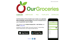 Desktop Screenshot of ourgroceries.com